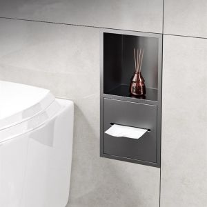 Toilet Tissue Wall Niche Insert Built-in Bathroom Cabinets for Anti-Rust Shower