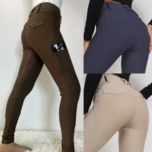 Navy Grip Riding Gear Legging Equestrian Breeches With Pocket