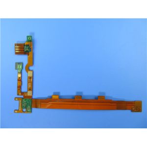 Multilayer Flexible PCB With Immersion Gold at 0.2mm Thick