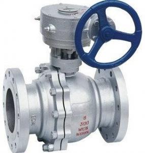 Quality ANSI Carbon Steel Flanged Ends Worm Gear Operating Float Ball Valves for sale
