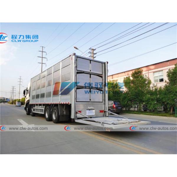 Aluminum Alloy Dongfeng 8X4 120 Units Animal Transport Truck