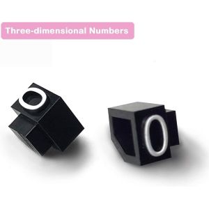 Small Pricing Block Kit Cube Angled Set for Jewelry Pricing Label Tag Display