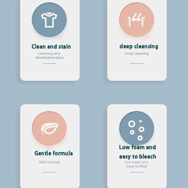 Decontamination Laundry Detergent Sheets Bubble Paper Cleaning And Antibacterial Enhanced