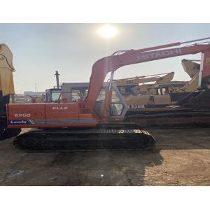 Bucket 0.3m3 EX60 6T 5.5km/H Second Hand Hitachi Excavator