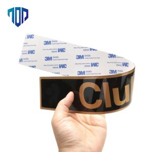 102502601 Club Car Precedent Black & Gold Name Plate