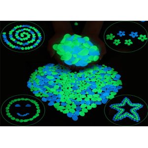 2H Glowing Artificial Fluorescent Pebbles For Aquarium Fish Tank