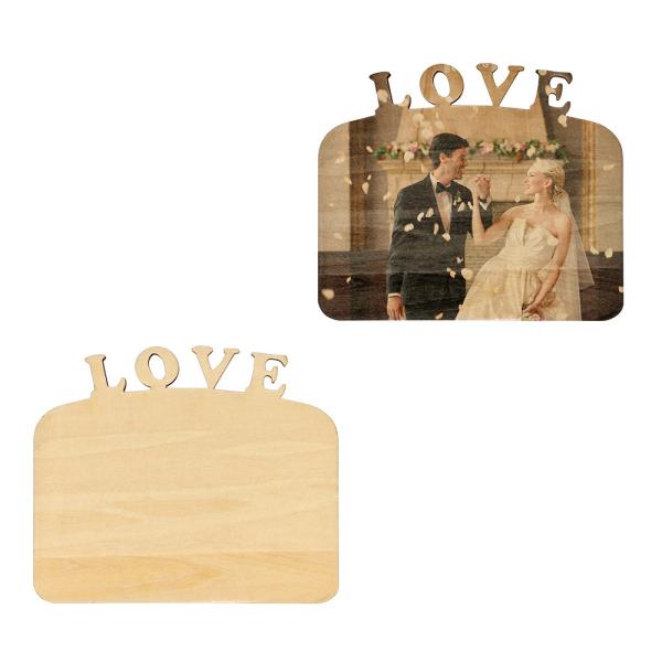 Buy Custom Sublimation Romantic Picture Frames Love Photo Frame at wholesale prices