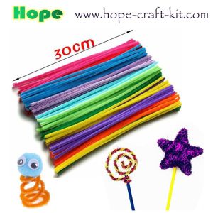 Glitter chenille stems pipe cleaners for children creative DIY craft kit