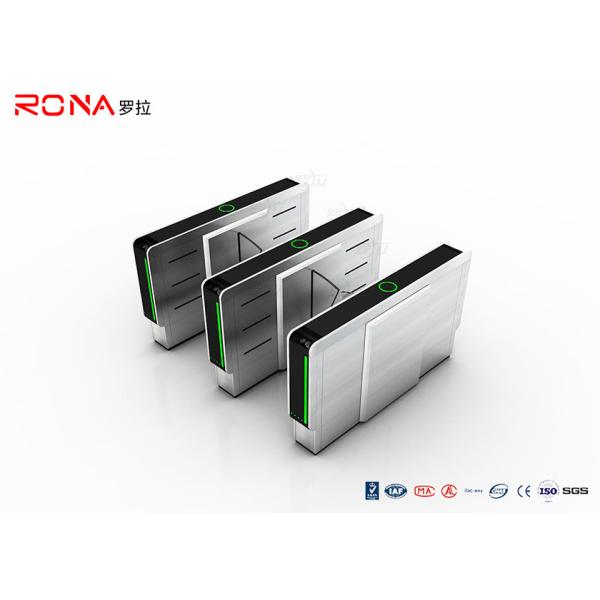 Buy University Commonly Flap Barrier Gate Entrance Barrier Gate Turnstiles Face Recogntion/ Card Reader at wholesale prices