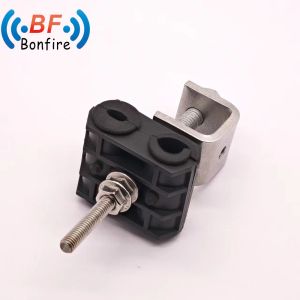 China 10.5-13mm 2* 4-8mm Three Way Fiber and Power Feeder Cable Clamps for Cable Management on sale