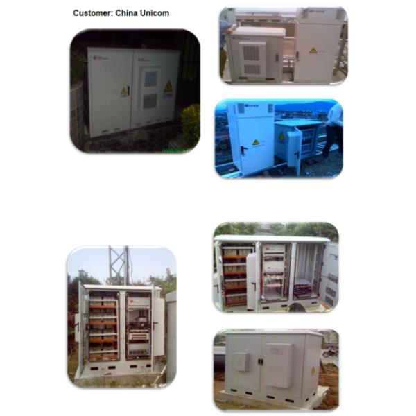 Galvanized Steel Outdoor Equipment Enclosure 32U Insulated Anti Corrosion 19 Inch Rack Cabinet