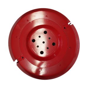 The red sweeping disc of the road sweeping vehicle can be equipped with a brush
