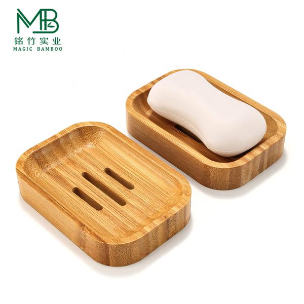 Buy Premium Bamboo Drain Soap Dish For Bathroom Shelves at wholesale prices