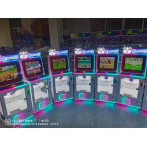 Children's Entertainment Coin Operated Clamp Clip Gift Vending Game Machine