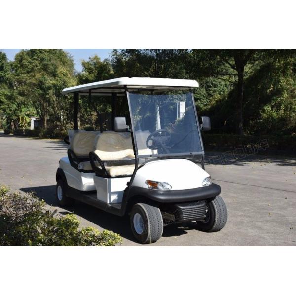 CE Certificate Fuel Type Electric Golf Carts White Model 4 Passengers Cheap Golf Buggy For Sale