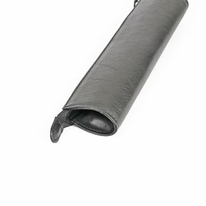 Debossing OPP Pack Versatile Stationery Pouch Genuine Leather Pencil EN17