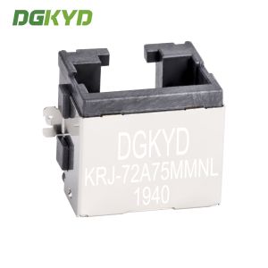 KRJ-72A75MMNL SMT Ethernet socket RJ45 without transformer sink type communicati