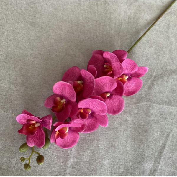 Natural Real Touch Latex Moth Orchid Decorative Artificial Flower Butterfly Orchid