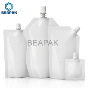 Food Grade Reusable Custom Spout Pouches Liquid Stand Up Pouch With Spout