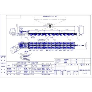Detachable Gooseneck Hydraulic Modular Trailer 12 Axis Heavy Duty Machine