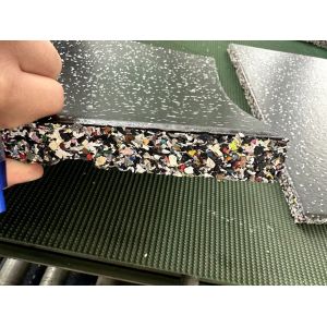 Quality Environmentally Friendly Composite Plus Color Large Particle Recycled Rubber Floor Tiles for sale