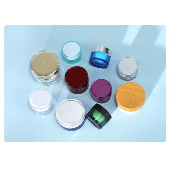 Round Shape Eye Cream Bottle for Cosmetic Packaging from Acrylic Plastic