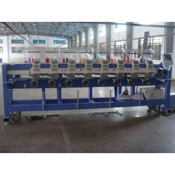 Computerized Tubular Embroidery Machine , Automatic Embroidery Machine With 9
