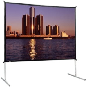 Portable Projector Fast Fold Screens / Movie Presentation Rear Projection Screen
