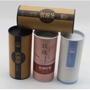 Customized Printing Cylinder Paper Tube Cardboard Packaging Boxes Round Paper