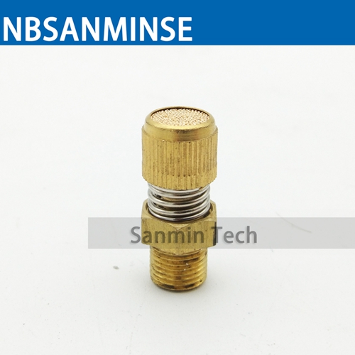 Pneumatic Air Fittings NBSANMINSE SD Type Of Timing Pneumatic Muffler Brass Silence Exhaust Air Sintered