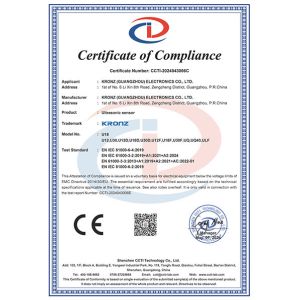 Kronz (guangzhou) Electronics Co., Ltd. Certifications