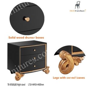 Wood Modern Antique Wooden Night Stand TB-005