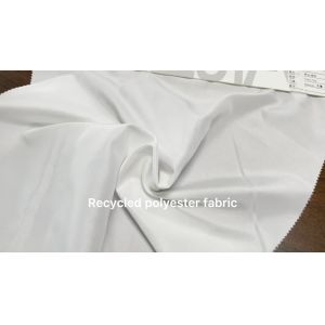 Quality 190T ocean recycle pongee polyester lining fabric for garment for sale