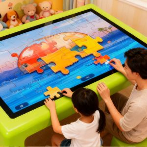 Quality Android Coffee All in One Touchscreen Game Table Interactive Capacitive 43 Inch for Kid for sale