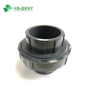 Pn16 Grey Color PVC Pipe Fitting Socket Union for High Pressure Cold Water