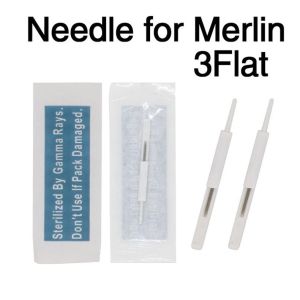 1R Permanent Makeup Eyebrow Needles / 1 Prong Round Mosaic Needle