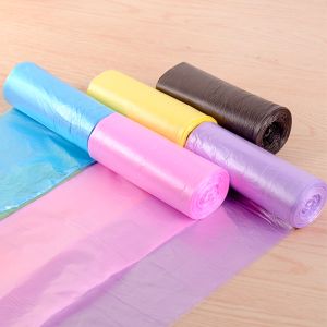 Household Polyethylene Disposable Garbage Bags Customized High Load Bearing