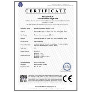 Suzhou Yueyu Thermal Energy Technology Co., LTD Certifications