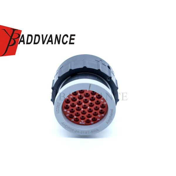 AHDP06-24-31ST-BRA Waterproof 31 Pin Female Thin Diameter Sealed Amphenol Cable Connector