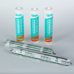 Ceramic / Metal / Wood Caulking Sealant , 300ml Interior Silicone Sealant