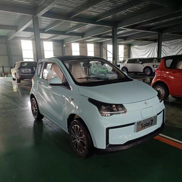 Energy Type Pure Electric 2 Seats Solar Car 550km High Speed EEC COC Mini Blaval Auto 2 Small Vehicles 850kg Curb Weight