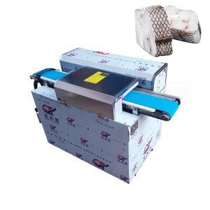 0.75kw Chicken Breast Slicing Machine Chicken Fillet Slice Cutter 3-15m/min