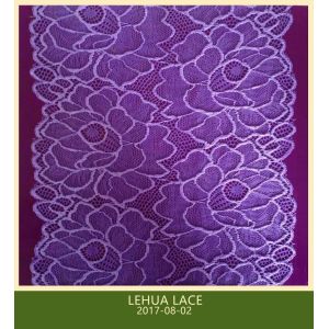 Hot Selling and nice quality Nylon Spandex Stretchy Brazil Lace from China