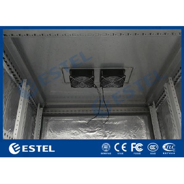 19" Rack IP55 Galvanized Steel Outdoor Telecom Cabinet