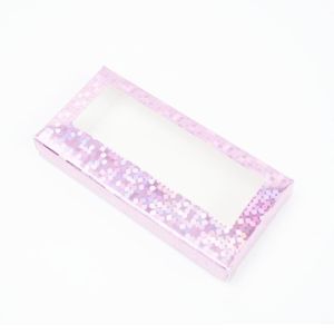 Custom Logo Luxury Empty Paper Lash False Eyelash Packaging Boxes With Clear