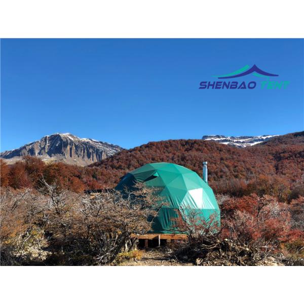 Buy Adventure Sleeping Wind Resistant PVC Glamping Dome Tent at wholesale prices