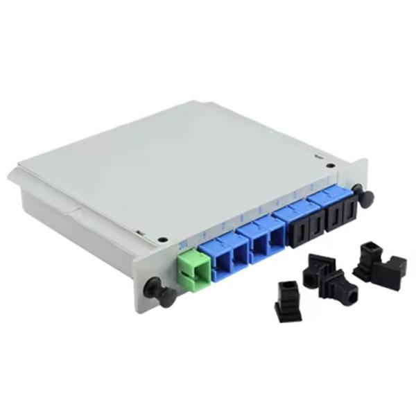 FTTH Optical Fiber PLC Splitter 1*2 1*4 1*8 1*16 1*32 1*64 With SC Connectors