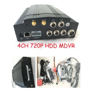 4G HDD SD GPS Bus Vehicle Mobile DVR Recorder 720P with Panic Button