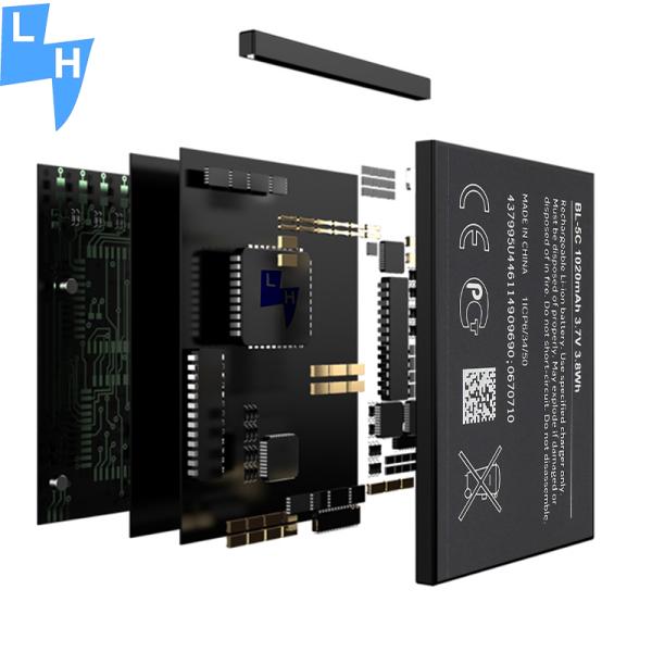 Compatible Battery for Nokia BL-5C C2-01 1020mAh 2700 2610 3100 3120 3650 5130 6030