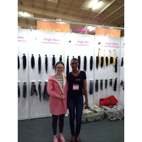 Raw Unprocessed 100% Brazilian Double Drawn Hair Extensions Deep Wave Hair Weaves